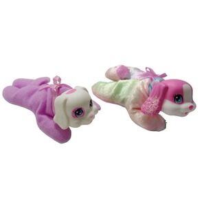 Modern Puppy Surprise Lot of 2 Puppies Replacements Tie Dye and Purple Puppies